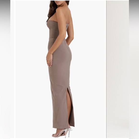 House of CB Lucia Strapless Corset Maxi Dress Size Small ✨ - Picture 3 of 7